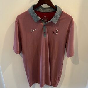 Univ of Alabama Nike Dri-fit polo - Large